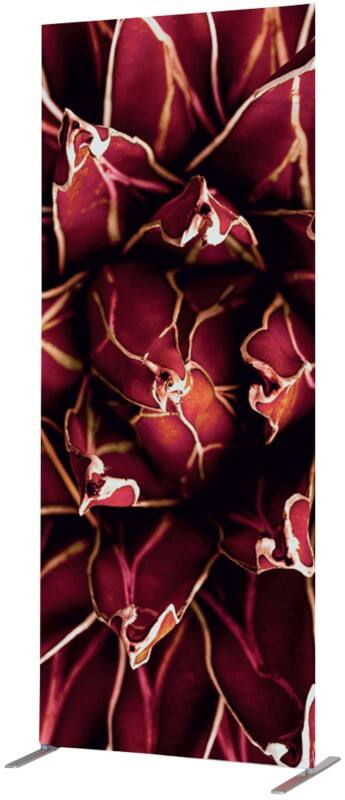 SHOWDOWN Deco Raumteiler Aluminium Rot 870 x 450 x 2.020 mm