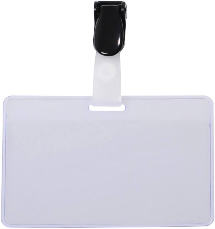 Pavo Namensschilder Clip 9 x 6 cm 50 Stück