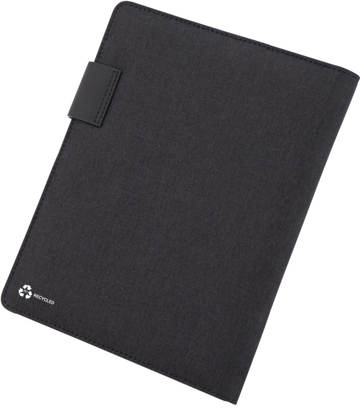 Alassio BELIZE Konferenzmappe 17 x 2 x 22 cm Recycelt PET (Polyethylenterephthalat) Anthrazit