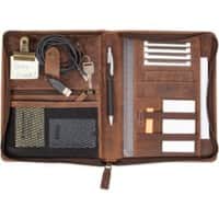 PRIDE AND SOUL WICK Konferenzmappe 19 x 3,5 x 24 cm Leder Braun