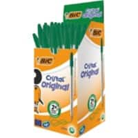 BIC Kugelschreiber Cristal® 0.7 mm Grün 50 Stück