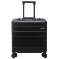 ALUMAXX Gravity Trolley-Koffer 42 x 22,5 x 44 cm Aluminium Schwarz