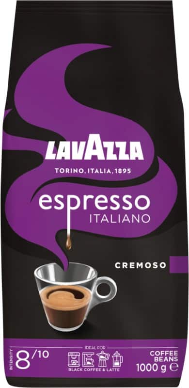 Lavazza Espresso Cremoso Kaffeebohnen Arabica 1 kg