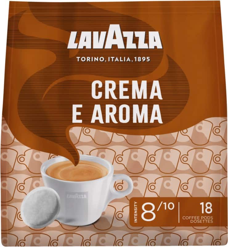 Lavazza Crema e Aroma Kaffeepads Pads Arabica und Robusta Medium Arabica, Robusta 18 Stück