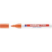 edding 750 Lackmarker Permanent Orange Medium Rundspitze 4 mm