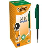 BIC Kugelschreiber M10 0.4 mm Grün 50 Stück