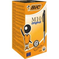 BIC M10 Original M10 Kugelschreiber Schwarz Mittel 0.4 mm 50 Stück