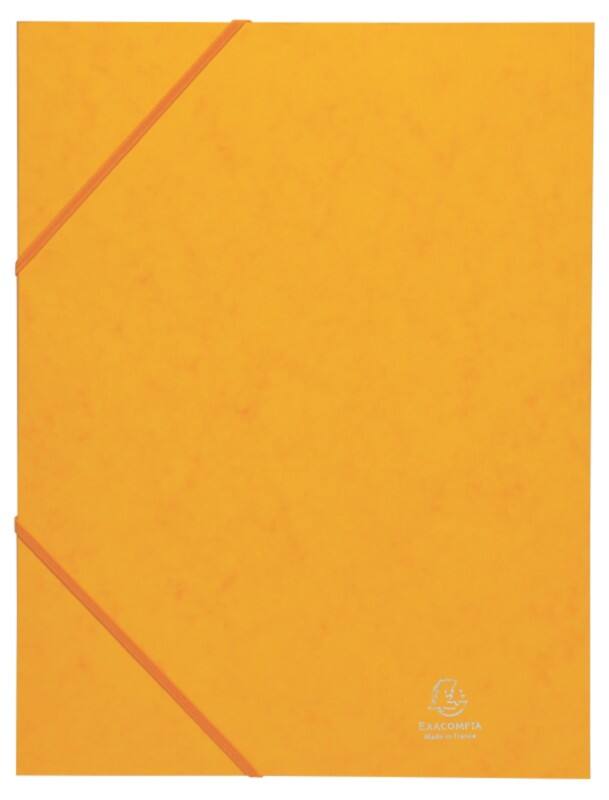 Exacompta Flügelmappe 55509E DIN A4 Gelb Karton 24 x 32 cm 25 Stück