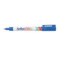 Artline 725N Rundspitze Permanentmarker Extra Fein Rundspitze 0,4 mm Blau Nachfüllbar Wasserbeständig 12 Stück