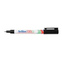 Artline 725N Rundspitze Permanentmarker Extra Fein Rundspitze 0,4 mm Schwarz Nachfüllbar Wasserbeständig 12 Stück