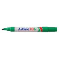 Artline 70N Rundspitze Permanentmarker Mittel Rundspitze 1,5 mm Grün Nachfüllbar Wasserbeständig 12 Stück