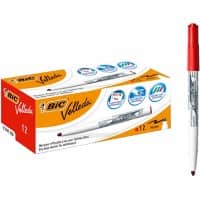 BIC Whiteboard-Marker 1741 Rundspitze 1.5 mm Rot 12 Stück