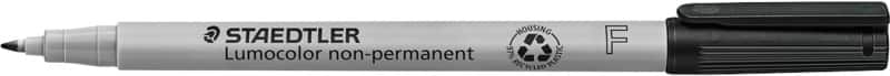 STAEDTLER Lumocolor Folienstifte Fein Feinspitze Schwarz 10 Stück