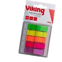 Viking Haftmarker Rechteckig 1,2 x 7 x 4,5 cm Farbig sortiert Pop Up 5 Stück à 40 Streifen