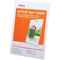 Viking Tischaufsteller DIN A4 21,1 (B) x 6,7 (T) x 29,5 (H) cm Transparent