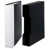 Office Depot Sichtbuch DIN A4 Schwarz Polypropylen 24,5 x 7,5 x 31,2 cm
