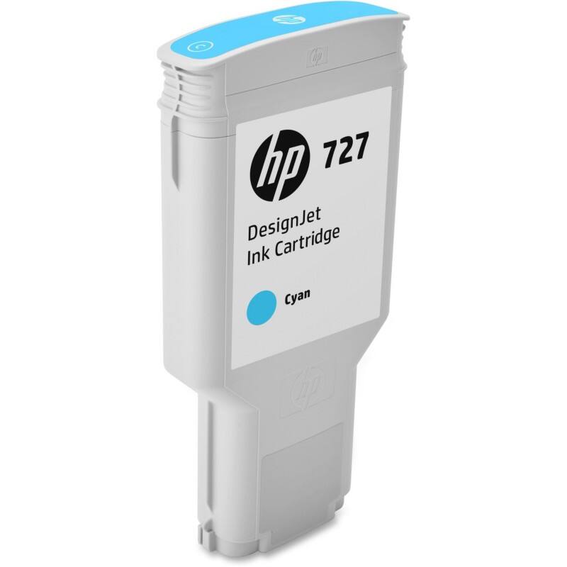 HP 727 Original Tintenpatrone F9J76A Cyan 300 ml