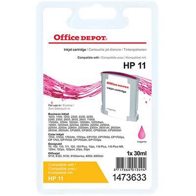 Kompatible Office Depot HP 11 Tintenpatrone C4837A Magenta