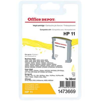 Kompatible Office Depot HP 11 Tintenpatrone C4838A Gelb