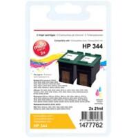 Kompatible Office Depot HP 344 Tintenpatrone C9505EE 3 Farbig 2 Stück