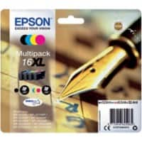 Epson 16XL Original Tintenpatrone C13T16364012 Schwarz, Cyan, Magenta, Gelb Multipack 4 Stück