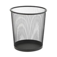 Viking Papierkorb 15 L Schwarz Metall