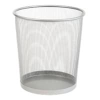 Viking Papierkorb 15 L Silber Metall