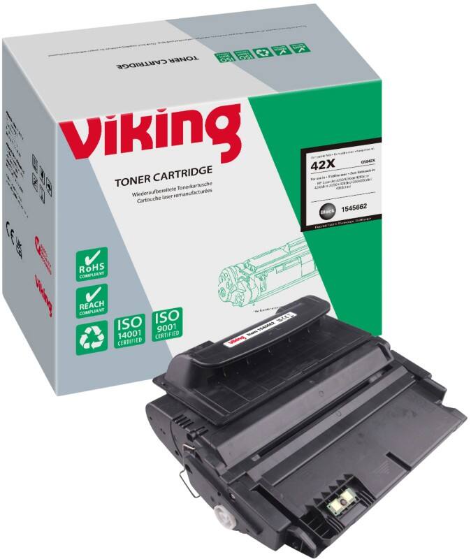 Viking 42X Kompatibel HP Tonerkartusche Q5942X Schwarz