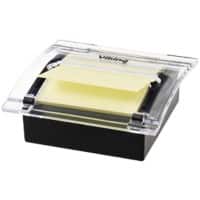 Office Depot Z-Notes Haftnotizspender Schwarz mit Z-Notes Haftnotizen Gelb 76 x 76 mm 100 Blatt