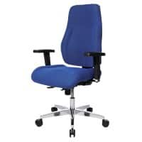 Realspace Ergonomischer Bürostuhl Signum Stoff Blau
