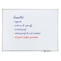 FRANKEN X-tra!Line Whiteboard SC3203 Wandmontiert Magnetisch Emaille 120 x 90 cm