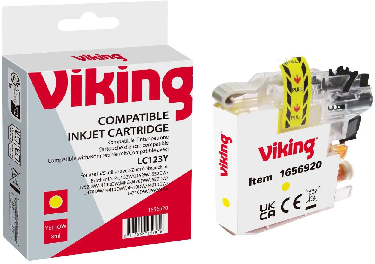 Kompatible Office Depot Brother LC123Y Tintenpatrone Gelb