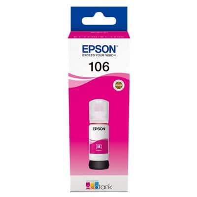 Epson 106 Original Tintenflasche C13T00R340 Magenta 70 ml