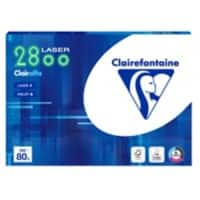 Clairefontaine Clairalfa  DIN A4 Druckerpapier 80 g/m² Glatt Weiß 0 Löcher 500 Blatt