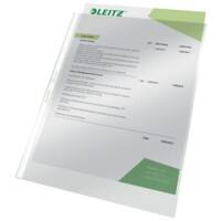 Leitz Prospekthüllen DIN A4 Transparent 80 Mikron PVC (Polyvinylchlorid) Öffnung Oben 11 Löcher 4712 100 Stück