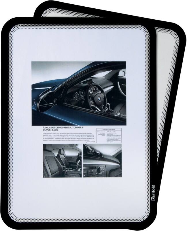 Djois Magneto DIN A4 Inforahmen Schwarz 194907  2 Stück