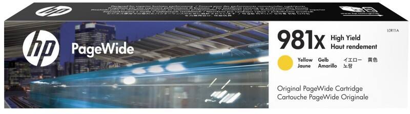 HP 981X Original Tintenpatrone L0R11A Gelb