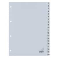 KANGARO Register G420C DIN A4 20-teilig 4-fach Kunststoff 1 bis 20