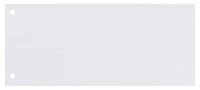 KANGARO Trennblätter  Spezial Weiß Pappkarton Rechteckig 2 Löcher 07071-09 100 Stück