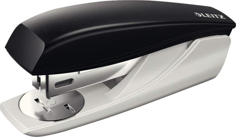 Leitz NeXXt Heftgerät 5501 Halbstreifen 25 Blatt Schwarz 24/6, 26/6 Kunststoff, Metall