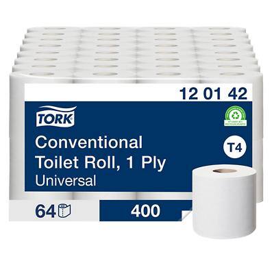 Tork Toilettenpapier T4 Universal 1-lagig 64 Rollen à 400 Blatt