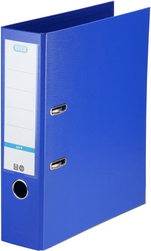 ELBA Rado Star Smart Pro+ Ordner Breit DIN A4 80 mm Blau 2 Ringe Kunststoff Matt Hochformat