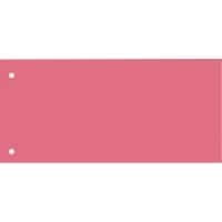 KANGARO Blanko Trennstreifen Spezial Pink Karton Rechteckig 2 Löcher 07071-13 100 Stück