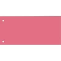 KANGARO Blanko Trennstreifen Spezial Pink Karton Rechteckig 2 Löcher 07071-13 100 Stück