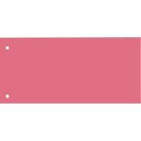 KANGARO Blanko Trennstreifen Spezial Pink Karton Rechteckig 2 Löcher 07071-13 100 Stück