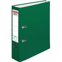 herlitz maX.file Ordner DIN A4 80 mm Grün 2 Ringe Pappkarton, PP (Polypropylen) Texturiert Hochformat