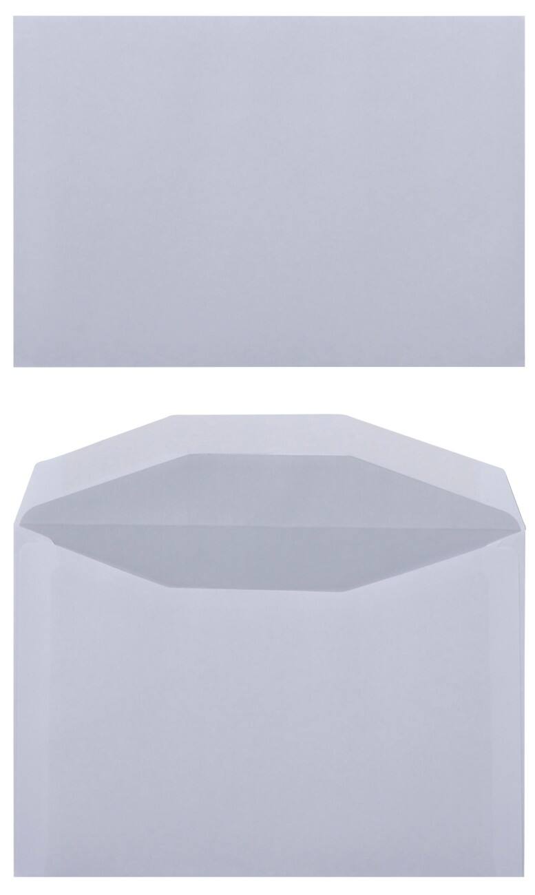 Office Depot Briefumschläge C6 80 g/m² Weiß Ohne Fenster Nassklebend 100 Stück