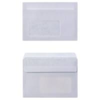 Office Depot Briefumschläge Mit Fenster C6 162 (B) x 114 (H) mm Selbstklebend Weiß 80 g/m² 1000 Stück