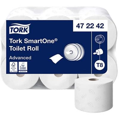 Tork Advanced SmartOne Recycled Toilettenpapier T8 2-lagig 472242 6 Rollen à 1150 Blatt