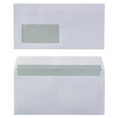 Office Depot Briefumschläge DL 80 g/m² Weiß Mit Fenster Abziehstreifen 25 Stück